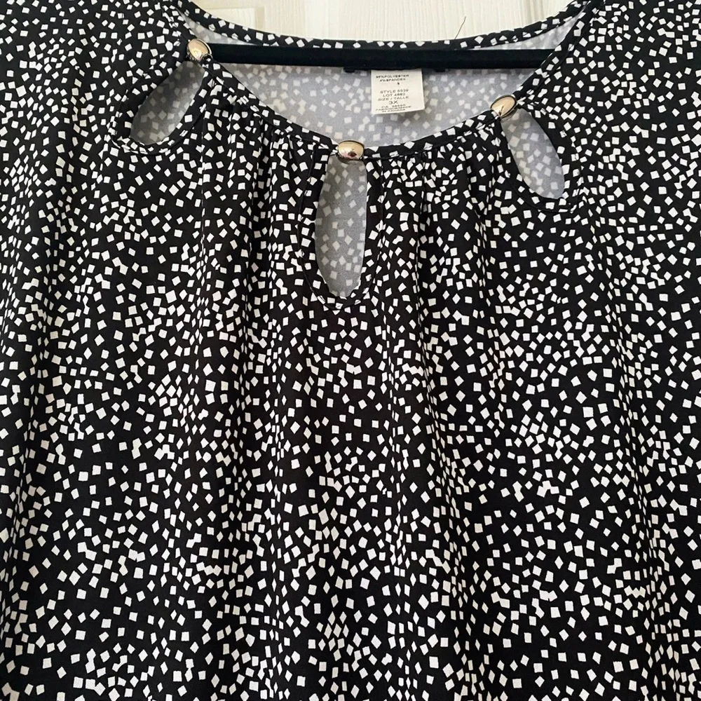 Mandy Evans Black and White Tunic - Picture 3 of 5